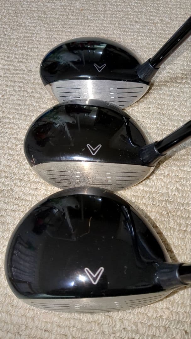 キャロウェイX 　フェアウェイウッド　3本セット3W、5W、7W、ヘッドカバー付