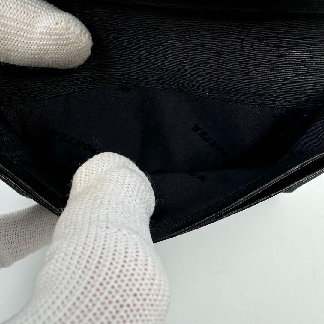 美品✨PORTER カレント　名刺入れ　ブラック　保存箱付き