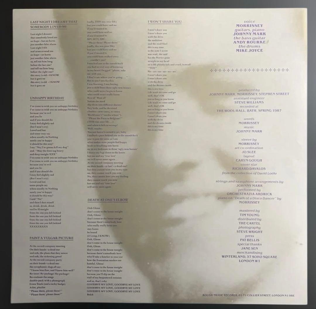 洋楽 The Smiths / Strangeways Here We Come LP