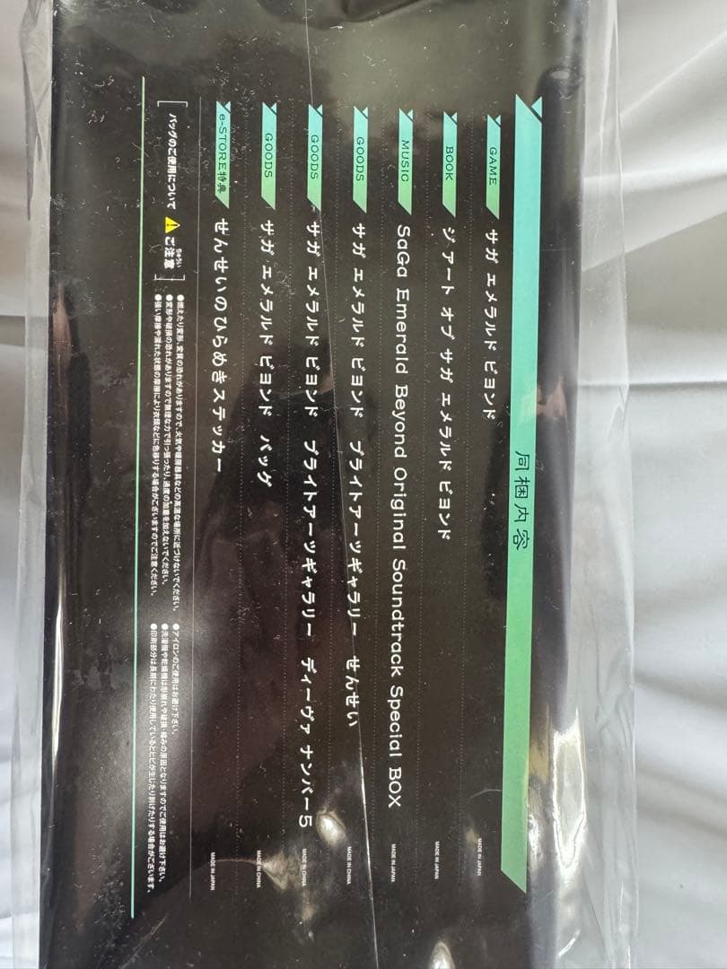 SaGa エメラルドビヨンド 特製バッグ付き