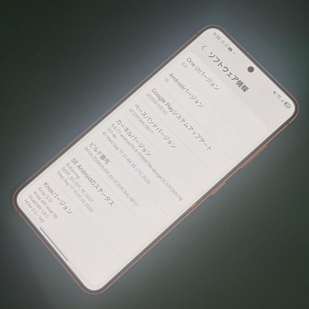 かなり綺麗　Samsung Galaxy s25 シャドウ　国内版　ドコモ