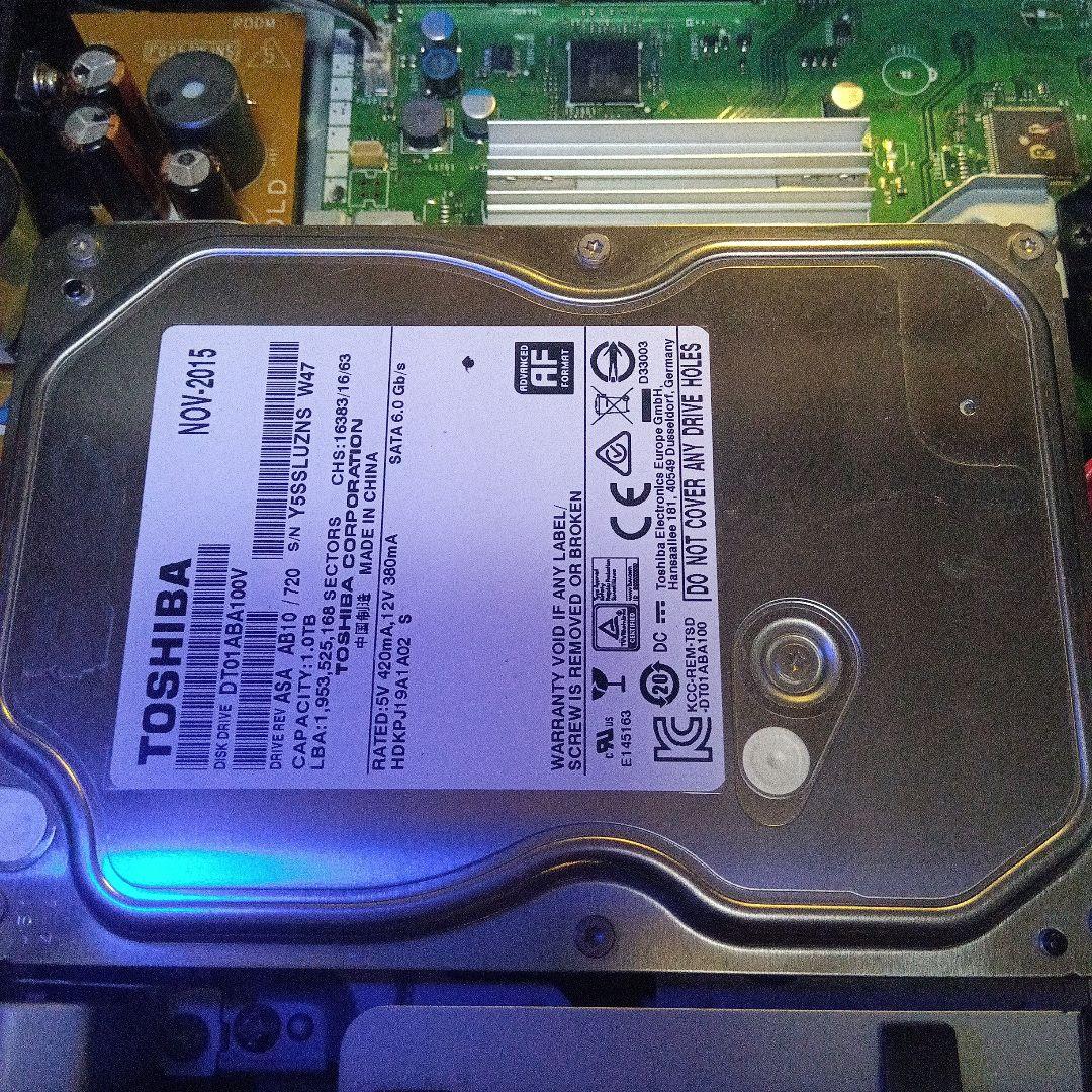 SHARP AQUOSブルーレイ BD-W560 HDD1TB増量交換