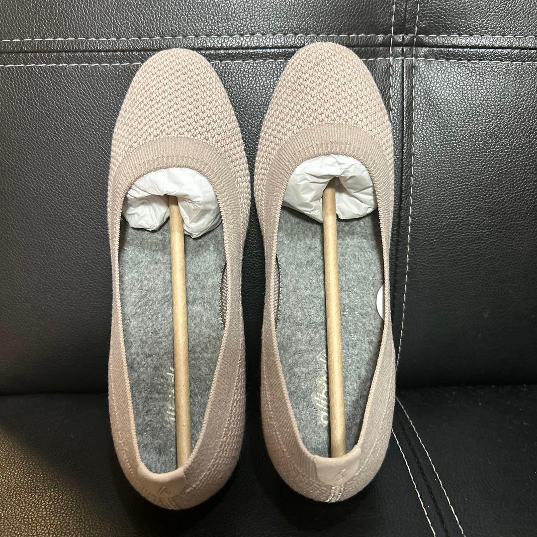 allbirds オールバーズ　ベージュ　ニット フラットシューズ 6.5