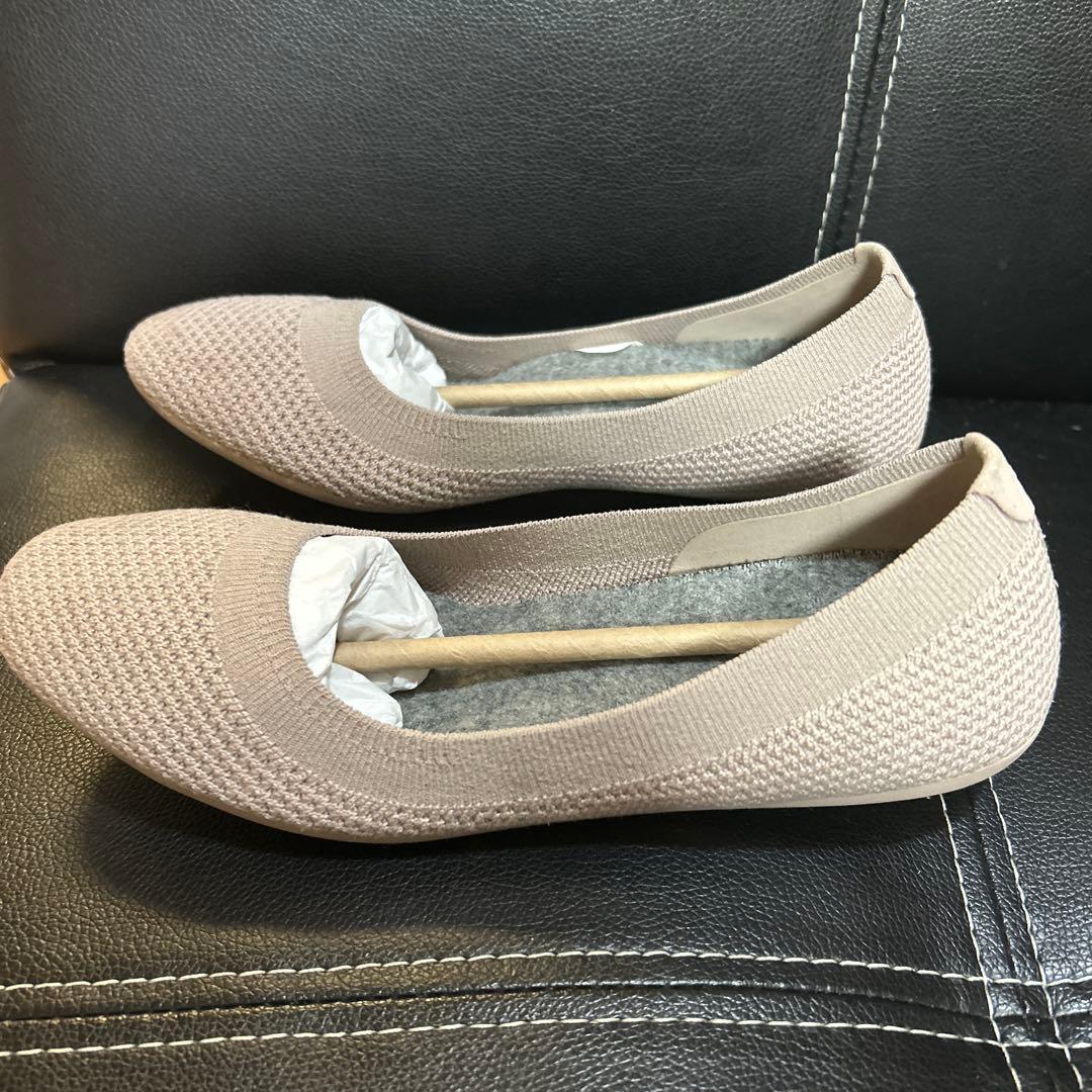 allbirds オールバーズ　ベージュ　ニット フラットシューズ 6.5
