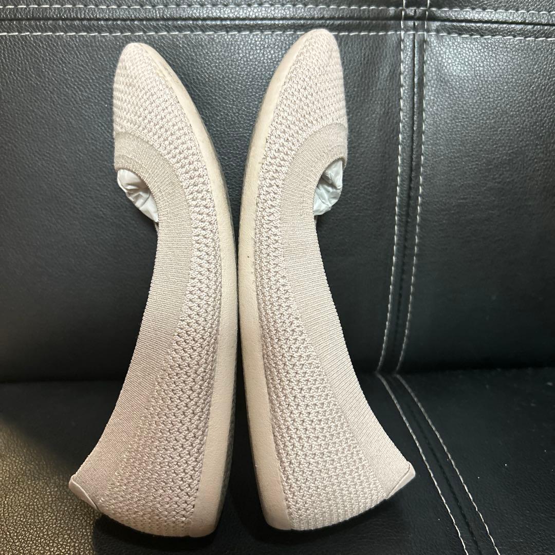 allbirds オールバーズ　ベージュ　ニット フラットシューズ 6.5