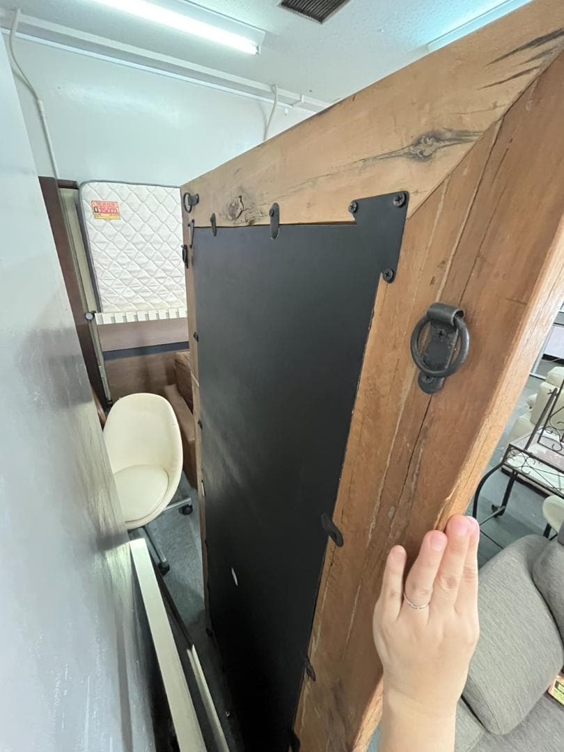 ジャーナルスタンダードファニチャー　大型ミラー　BREDA　MIRROR　天然木