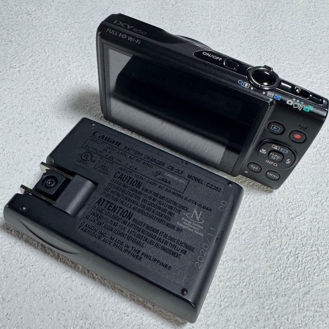 美品　Canon IXY650 デジタルカメラ 光学12倍ズーム Wi-Fi