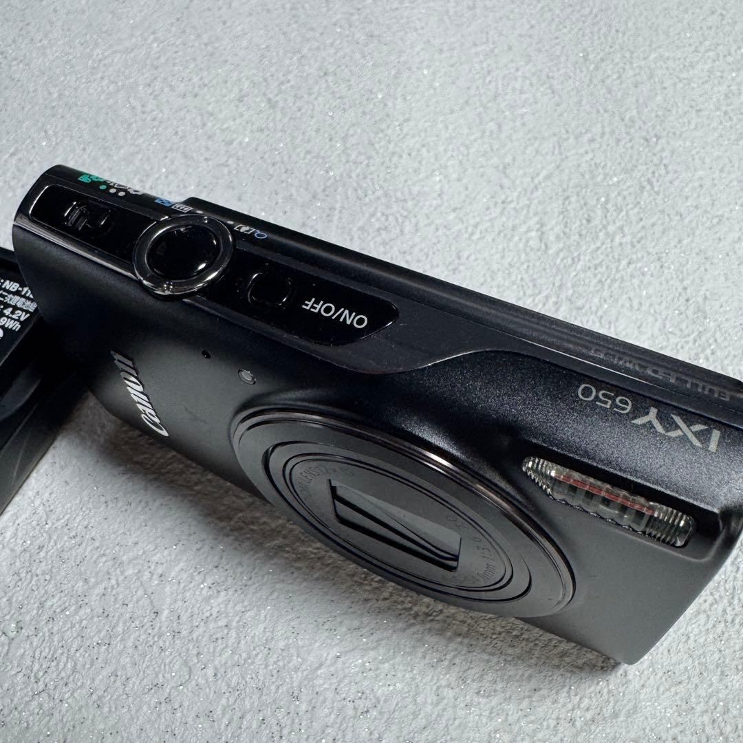 美品　Canon IXY650 デジタルカメラ 光学12倍ズーム Wi-Fi