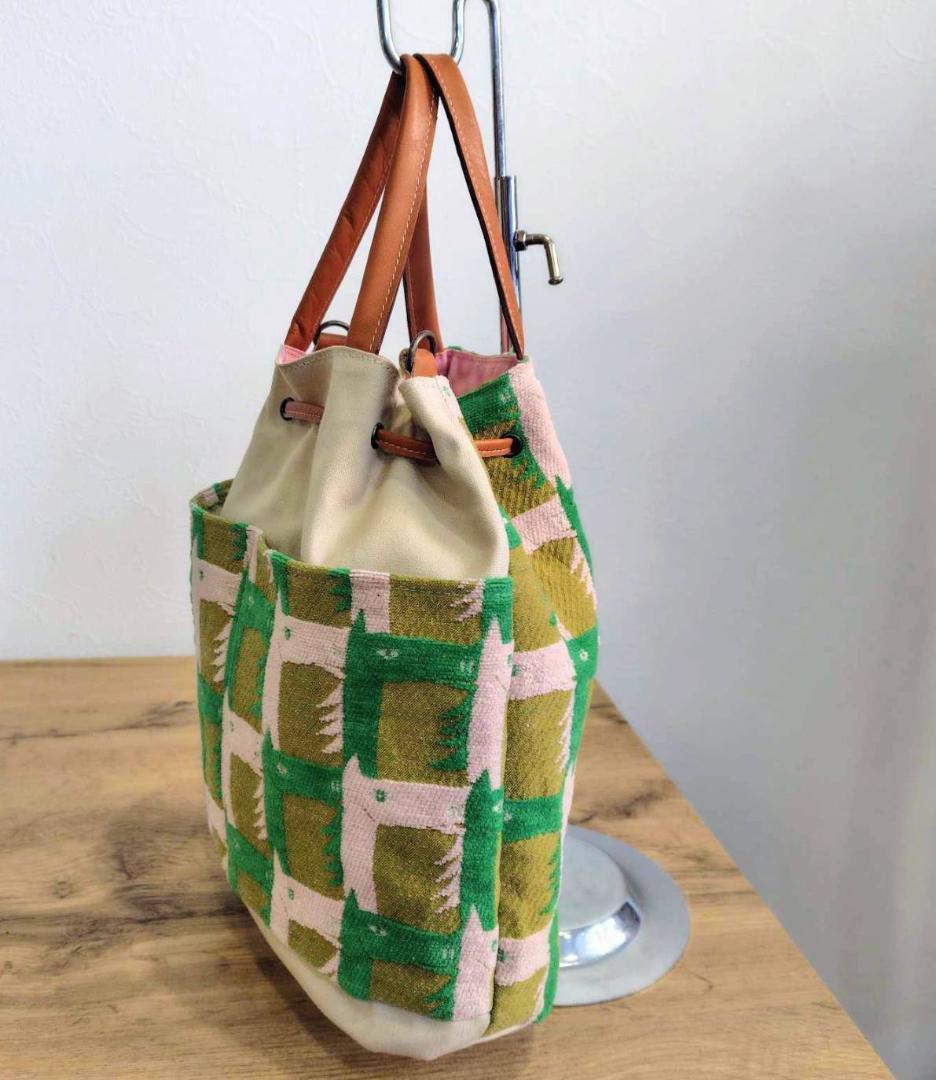 【BEN様】/thoroughbredサラブレットマスタード/巾着Lサイズショ