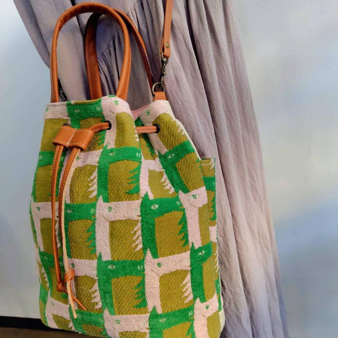 【BEN様】/thoroughbredサラブレットマスタード/巾着Lサイズショ