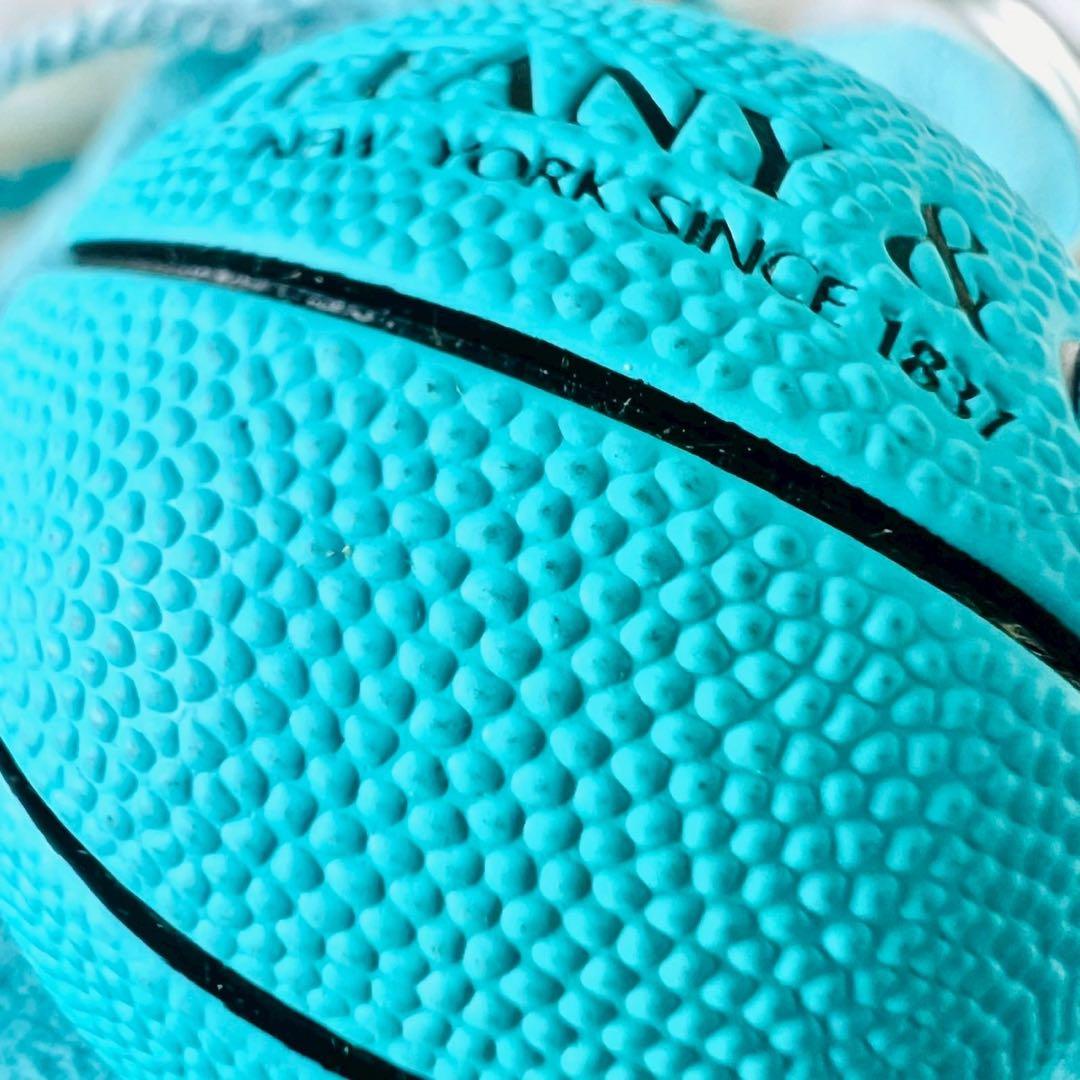 極美品✨ティファニー　キーホルダー　チャーム　バスケットボール　ノベルティ