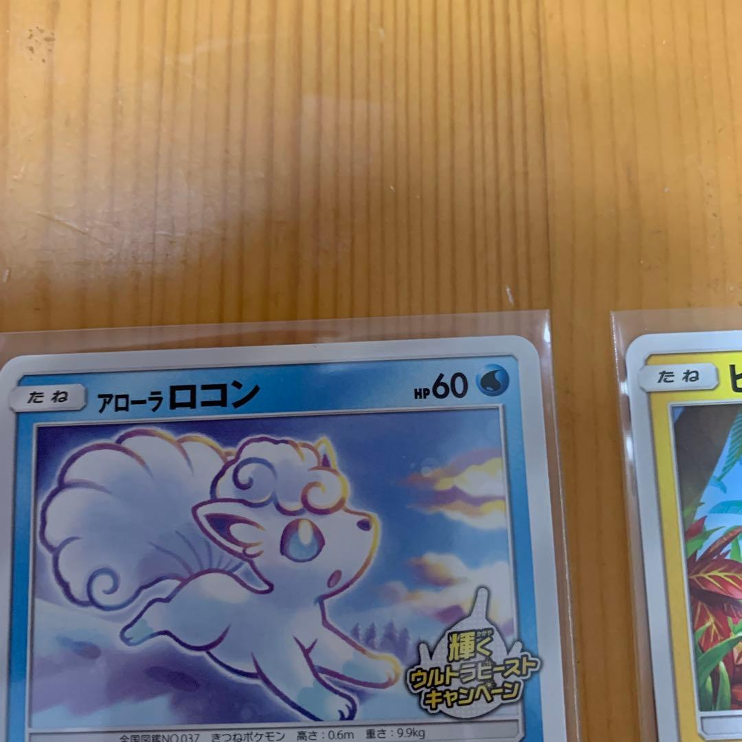 希少　ピカチュウ　アローラロコン