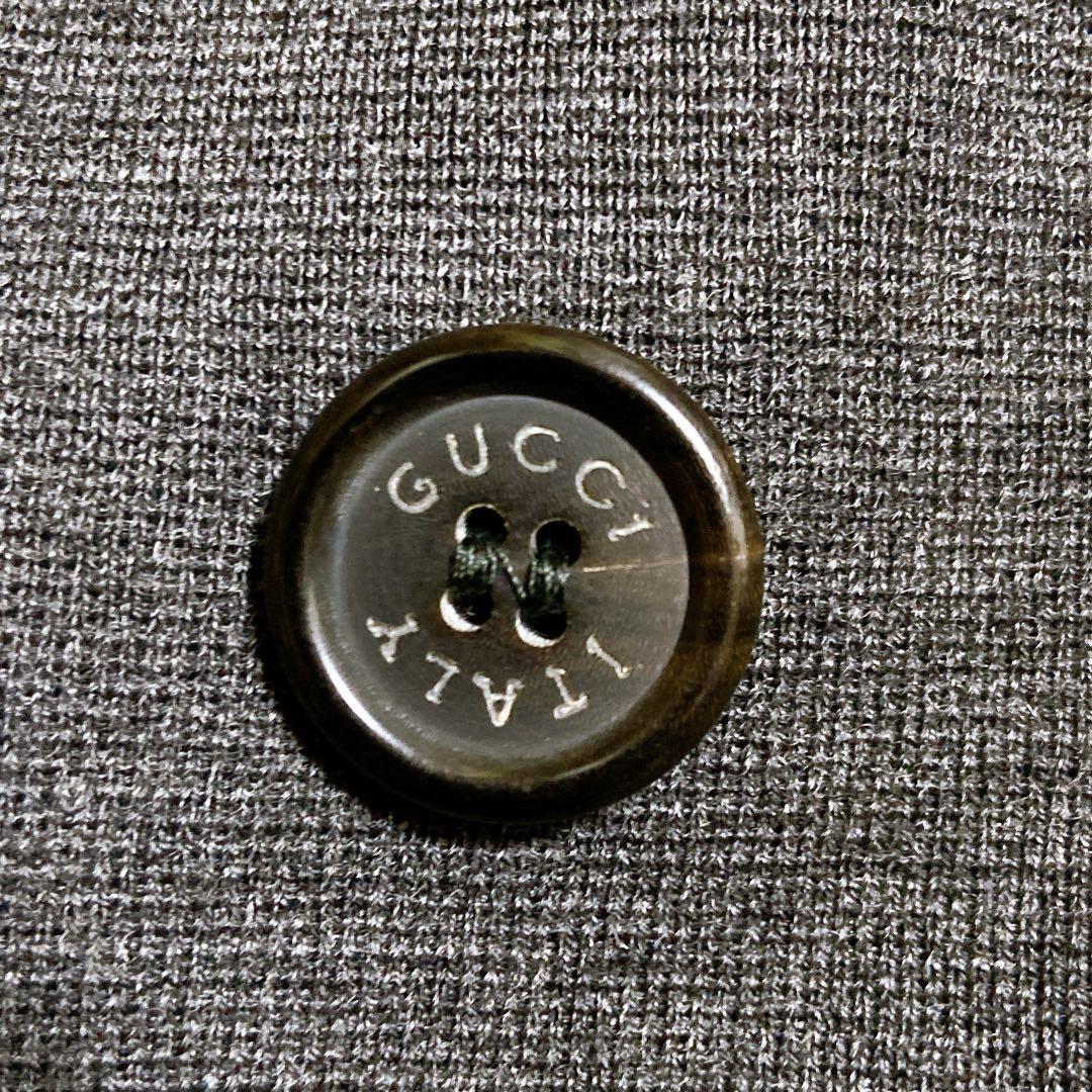 良品☆グッチ　ウールコート　ジャケット　ダブルブレスト　チェーン　ペプラム　42