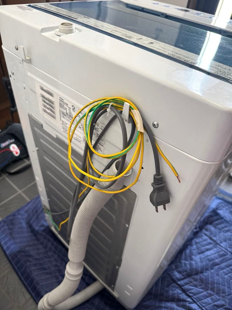 2021年製　Haier 7kg 全自動洗濯機 キャスター付き　引き取り