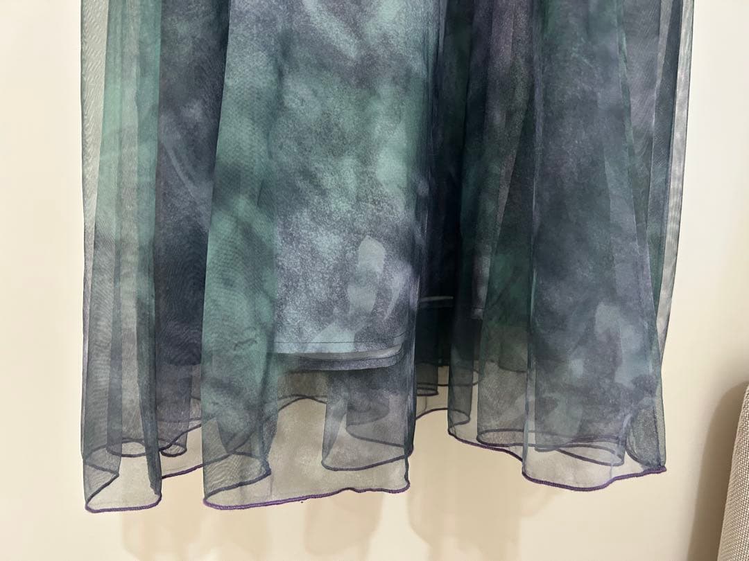 COCODEALアートプリントレイヤー2ピースワンピース サイズ1 美品✨