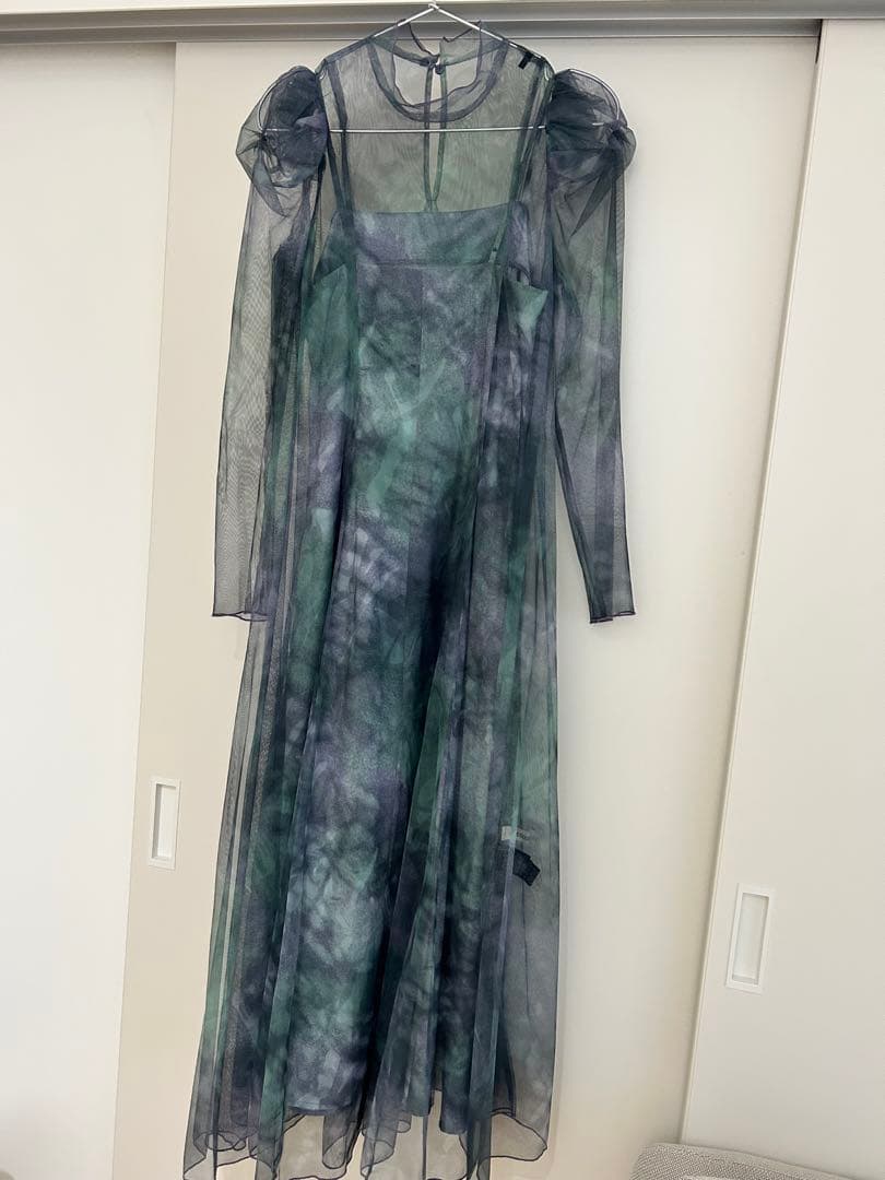 COCODEALアートプリントレイヤー2ピースワンピース サイズ1 美品✨