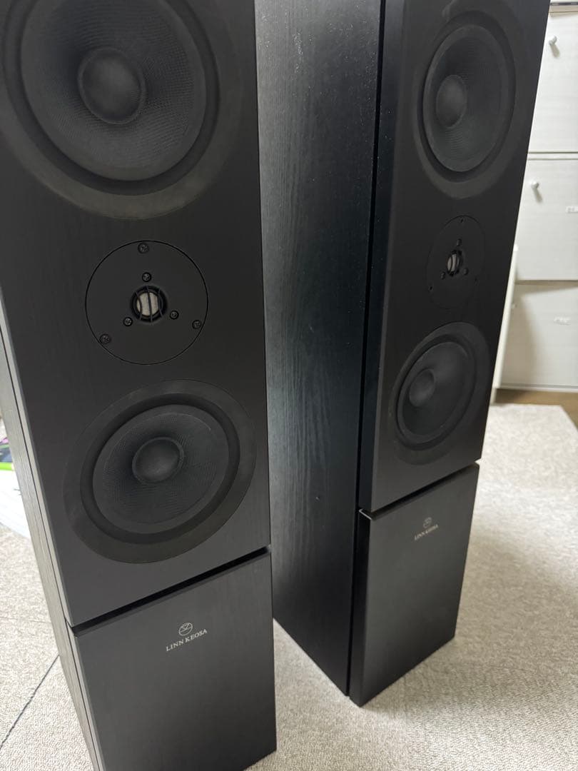 LINN KEOSA フロアスタンディングスピーカー ブラック