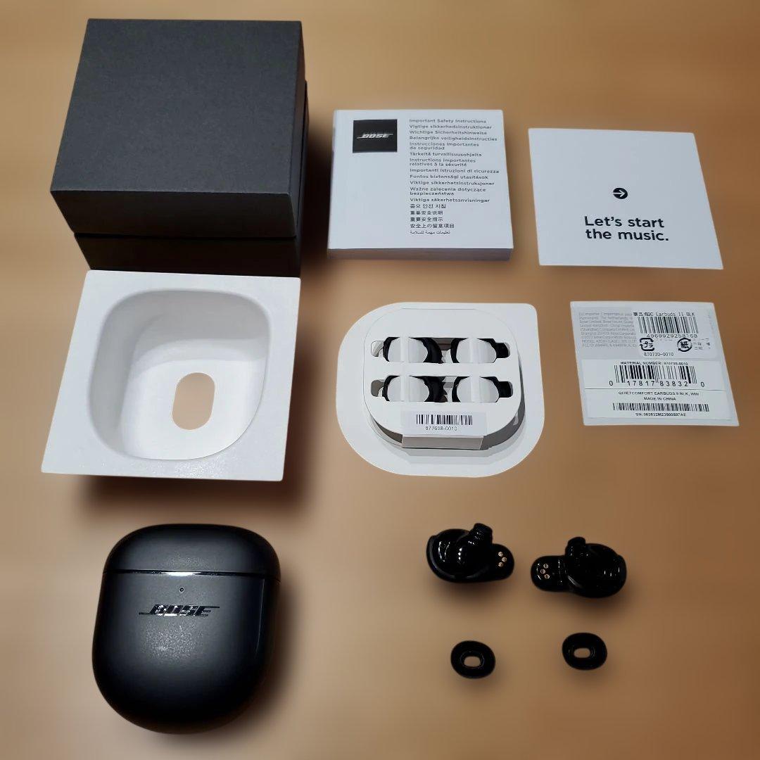 BOSE ワイヤレスイヤホン ブラック 本体