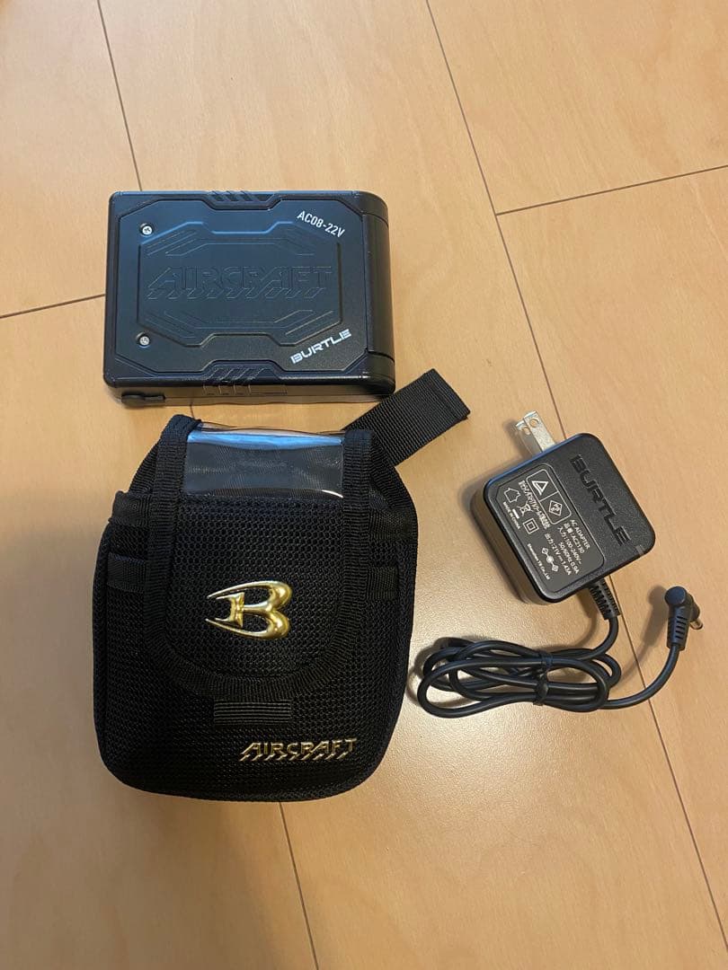 BURTLE 空調服 Sサイズ カーキ　ファン付き