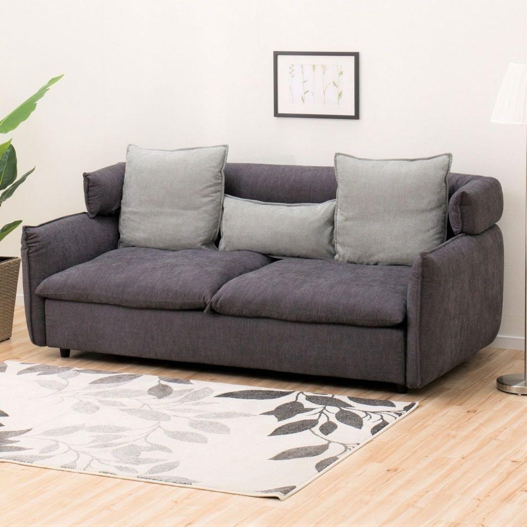 ニトリ ソフティーナ ソファ 3人掛け