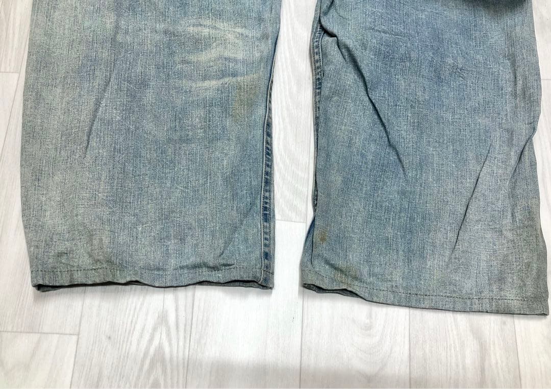 RRL ダブルアールエル オーバーオール リペアダメージ加工 ラルフローレン