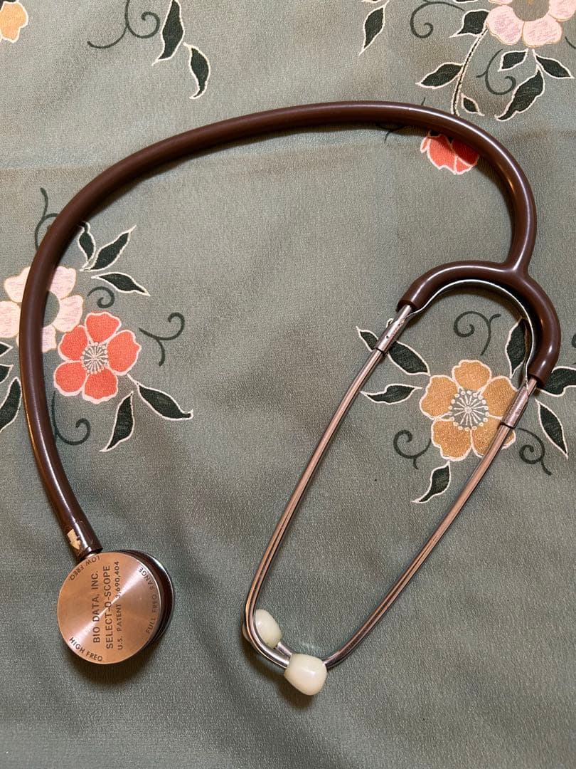 医療用レザーカバン 聴診器、アネロイド式血圧計等付き