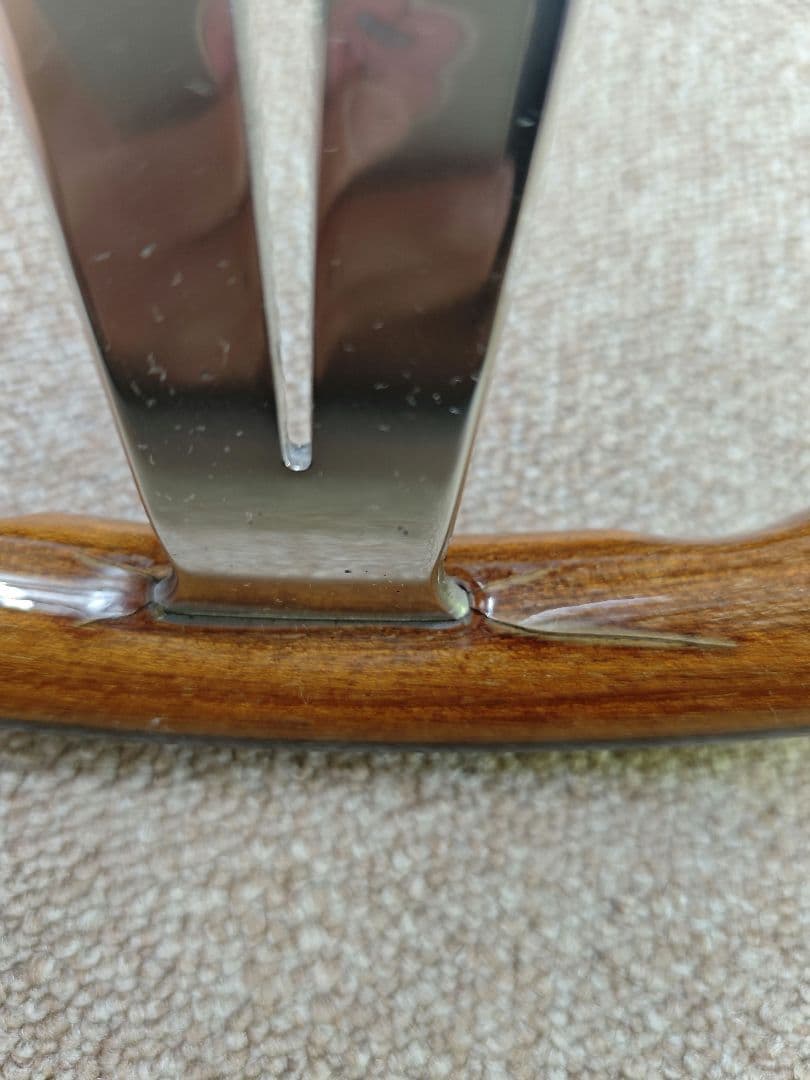 【当時物良品】NARDI ナルディ クラシック ウッドステアリング 約33cm