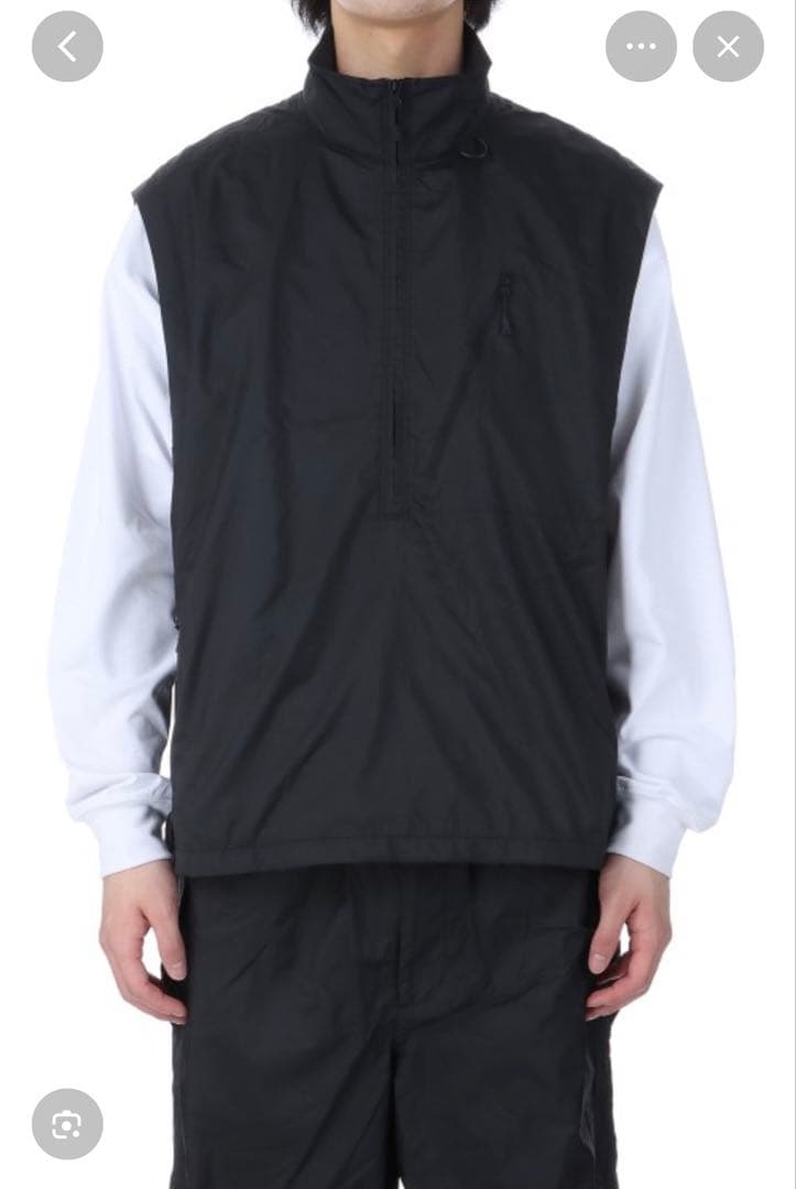 DAIWA PIER39 TECH WIND SHELL VEST ブラック