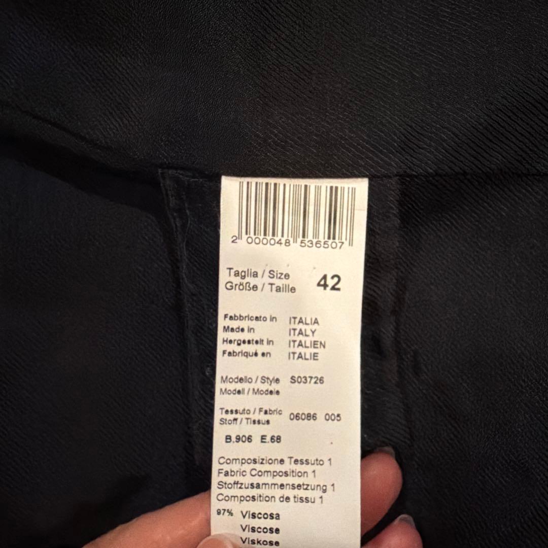 未使用⭐︎PESERICO・ジレ ブラック42