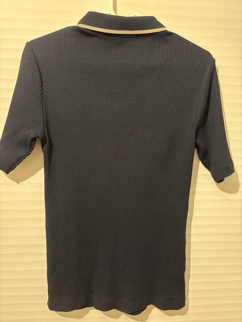 【美品】FRED PERRY ネイビーポロシャツ UK 10 レディース