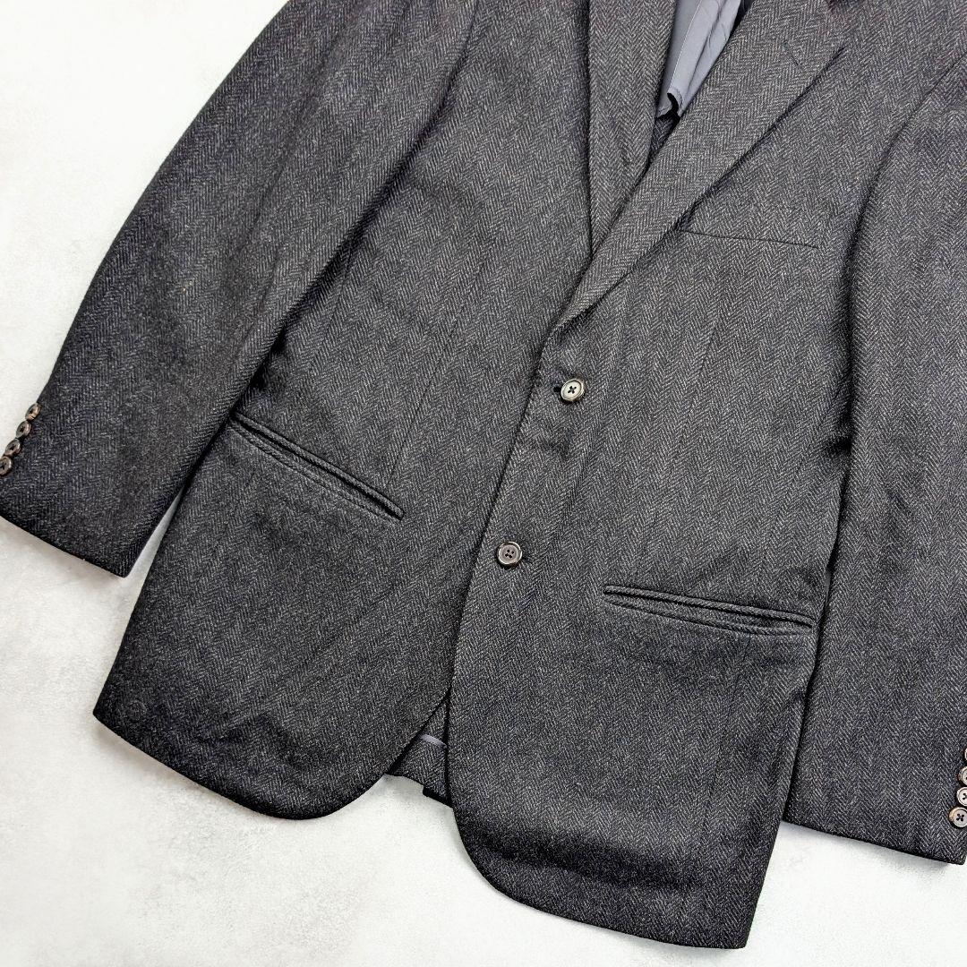 ポロバイラルフローレン テーラードジャケット ヘリンボーン ウール100%