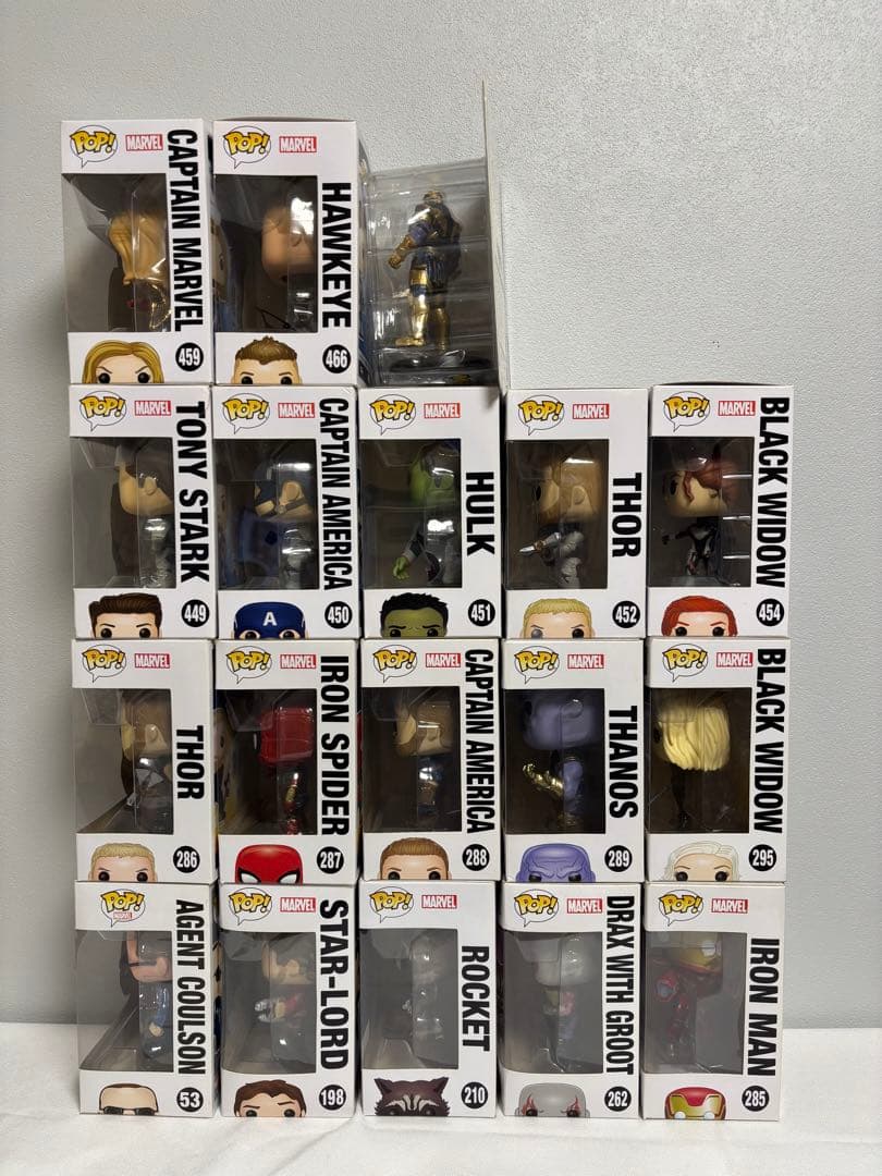 【未開封】marvel アベンジャーズfunko pop! フィギュア セット