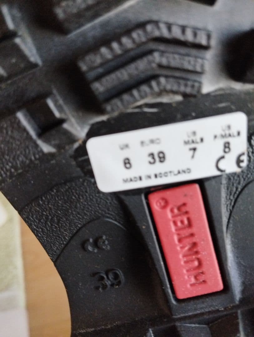 未使用 スコットランド製 ハンター アバネシー　6UK 25cm 調整可能