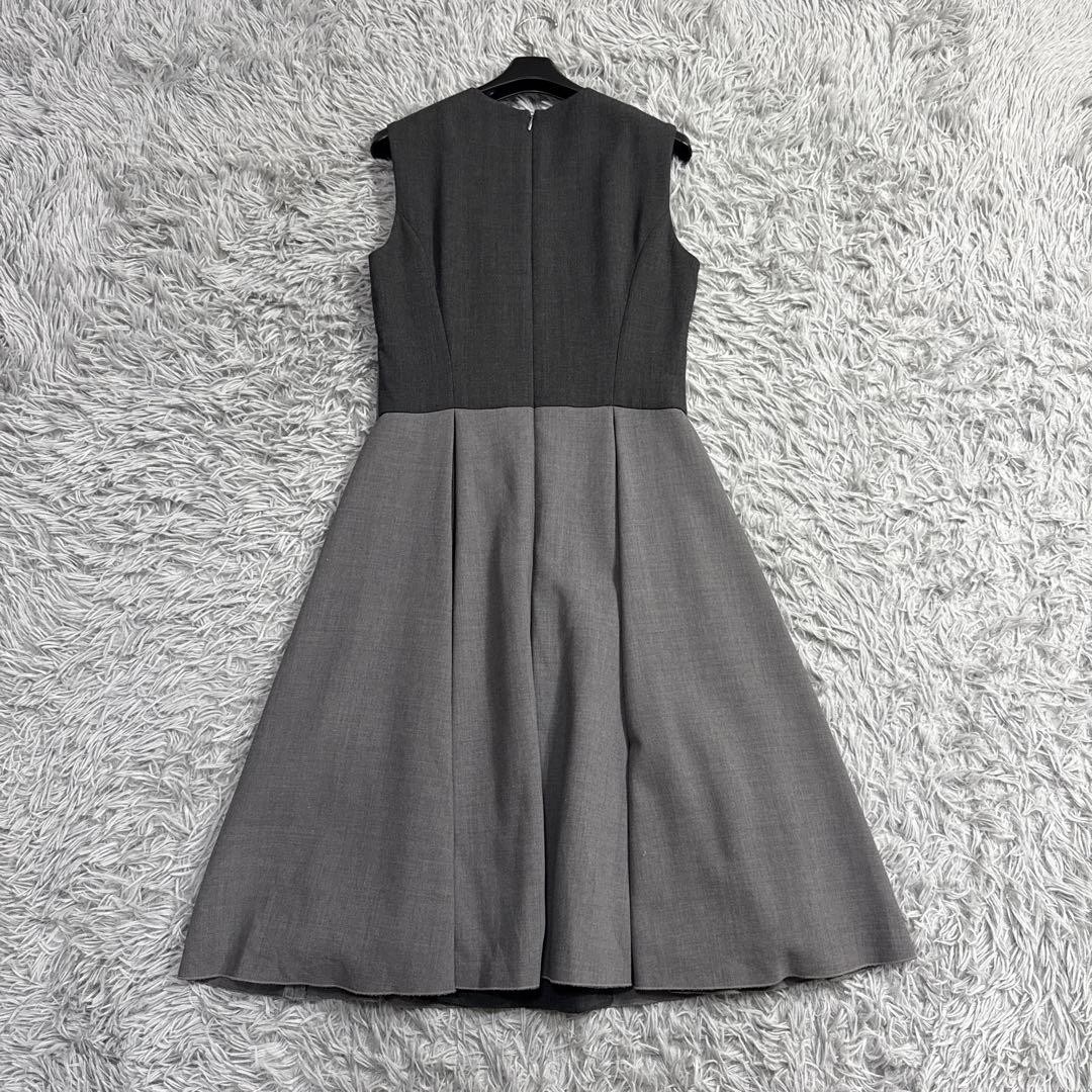 極美品✨フォクシー デイジーリン バイカラーボックスプリーツワンピース 40