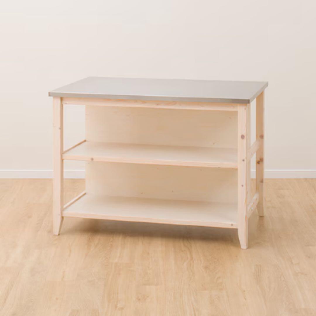 ワークテーブル ニトリ 作業台 シナモ NITORI カウンター