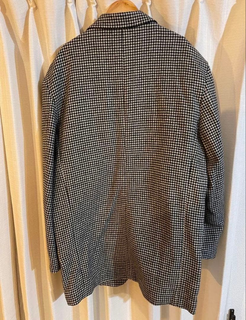 ビューティー＆ユースxTUBEウールテーラー ドジャケットサイズL未使用千鳥格子