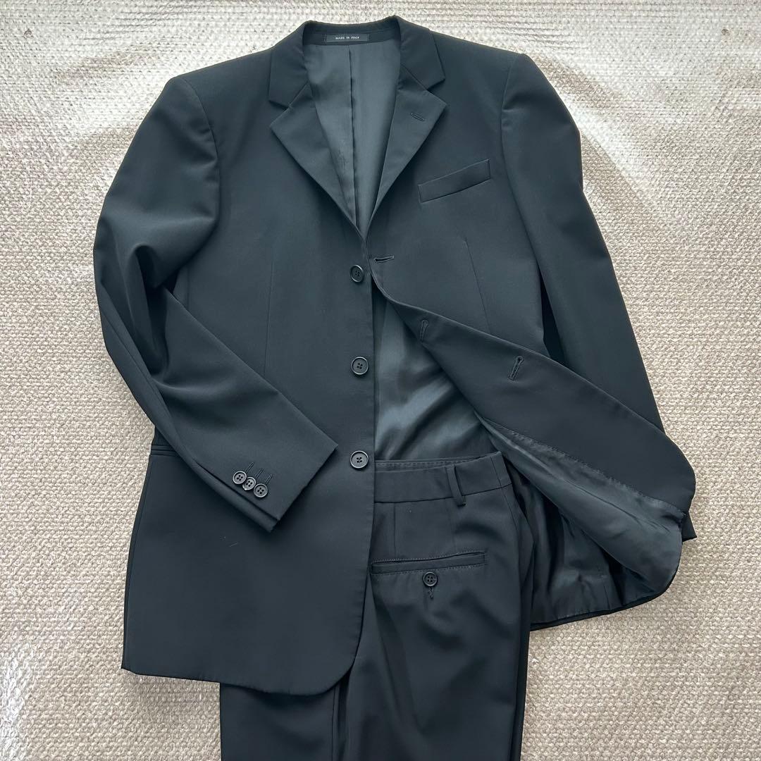 エンポリオ・アルマーニ スーツ　セットアップ ブラックスーツ