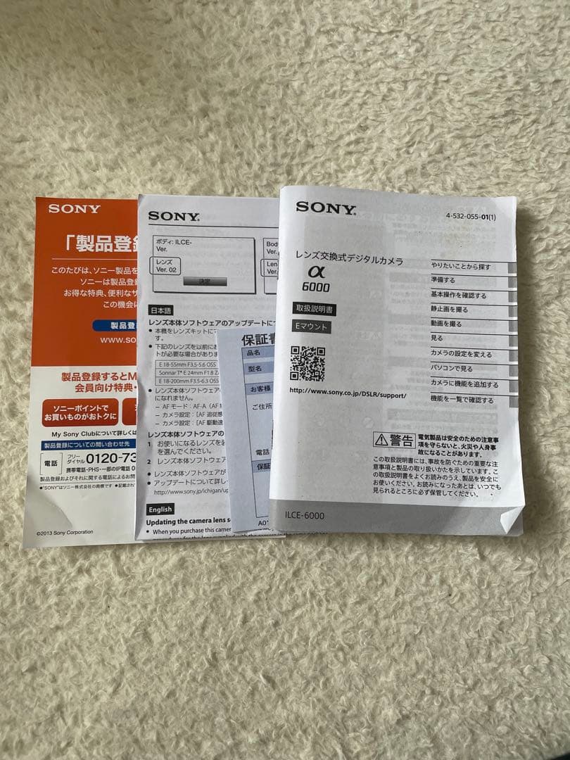 【美品】Sony α6000 ミラーレス一眼 カメラセット