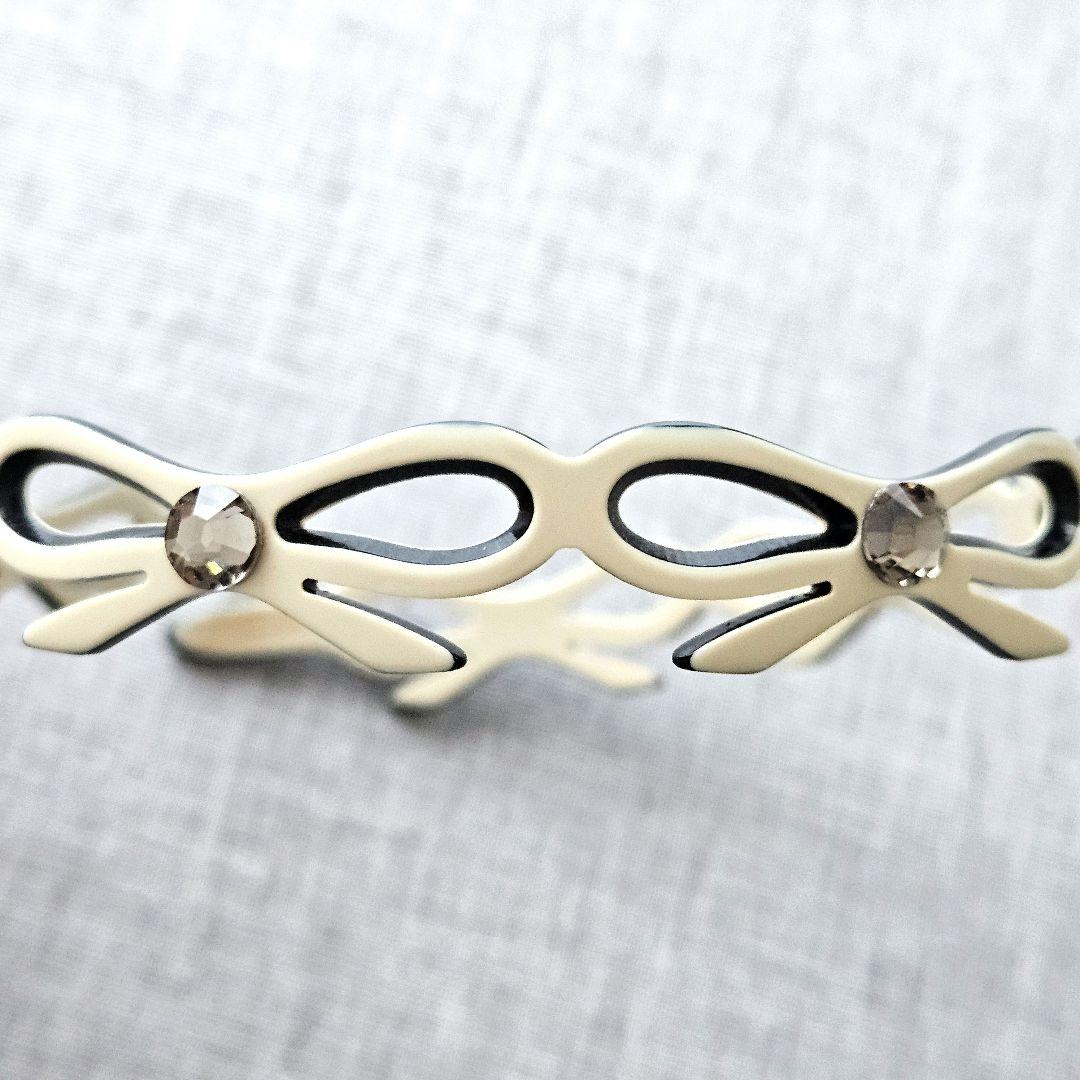 ♡ALEXANDRE DE PARIS カチューシャ スワロフスキー　リボン