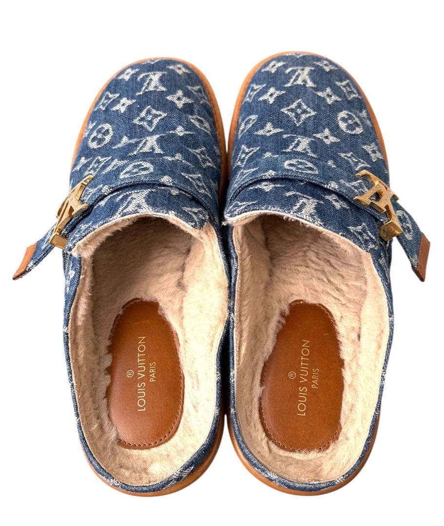 ルイ・ヴィトン デニムミュールサンダル