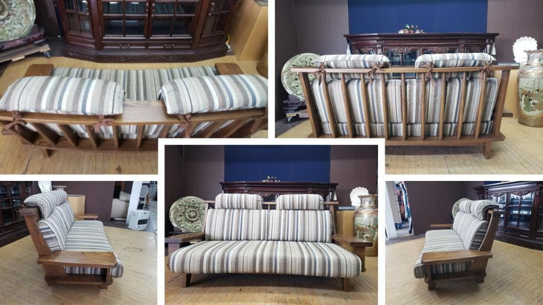 マレー　葉山家具　極　WAZA　2.5人掛け　ファブリックソファ