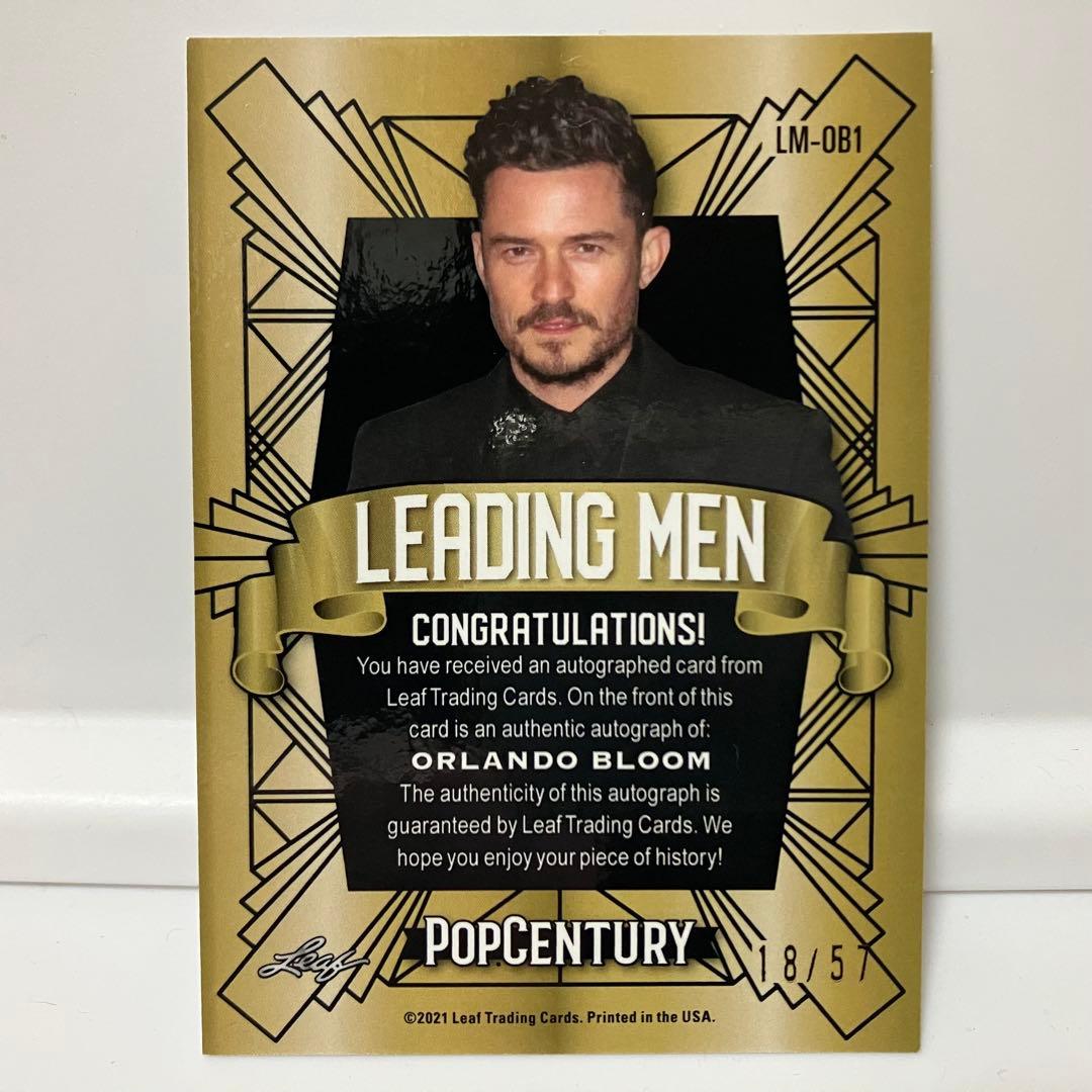 オーランド・ブルーム 直筆サイン LEAF POP CENTURY