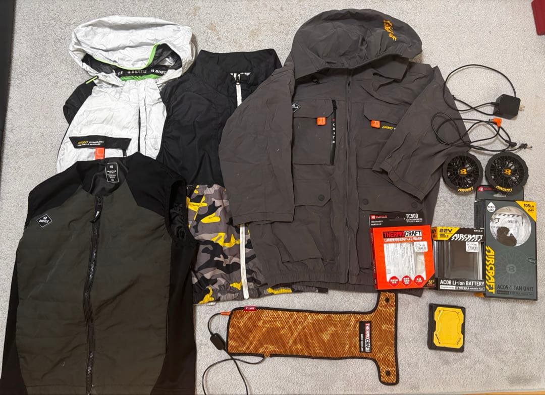 バートル　空調服　ヒートベスト　セット品