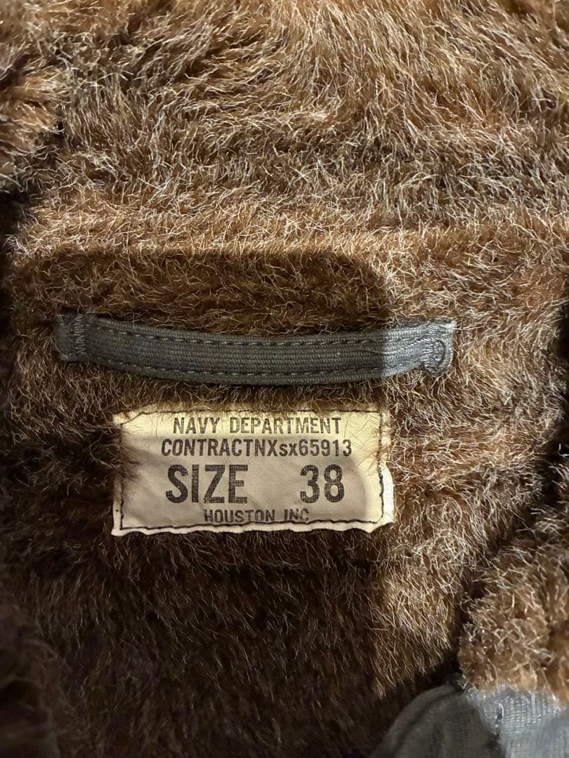 HOUSTON N-1 デッキジャケット 38 やれ感良き