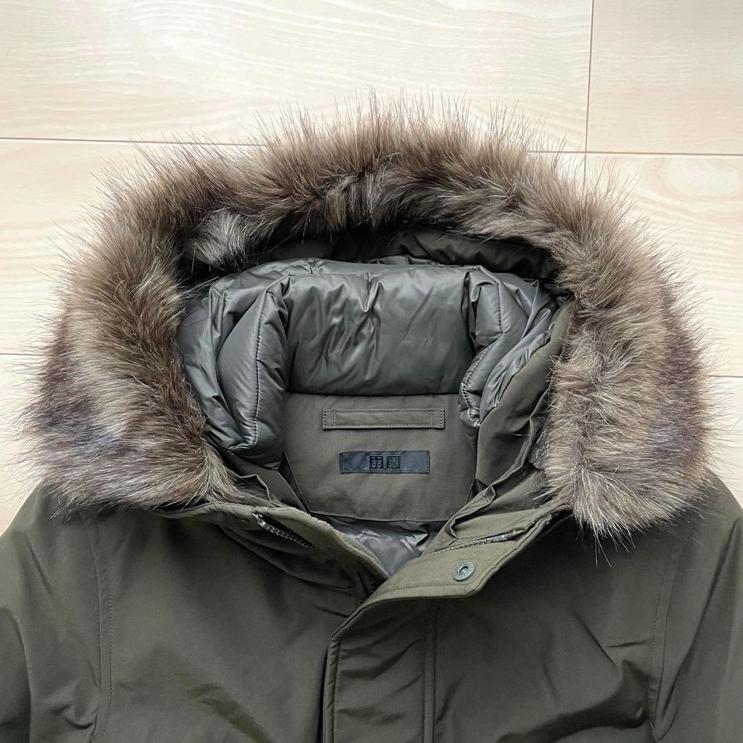 【極美品】着用1回 2023 ユニクロ ウルトラウォームハイブリッドダウンコート