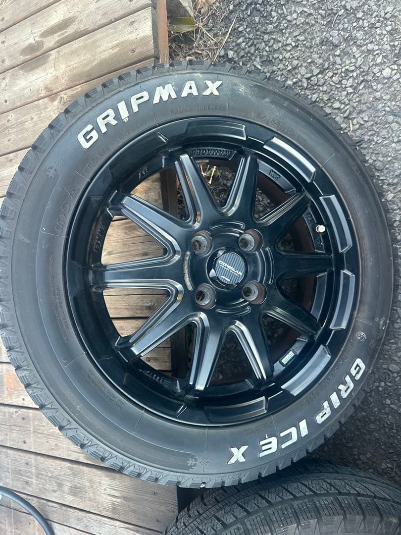 スマートフォーフォー　スタッドレス4本　15インチタイヤ・ホイールセット