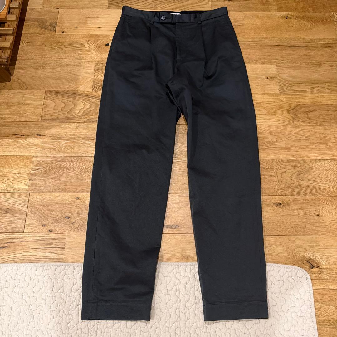 AURALEE オーラリー ワンタック チノパン スラックス グレー 4 極美品