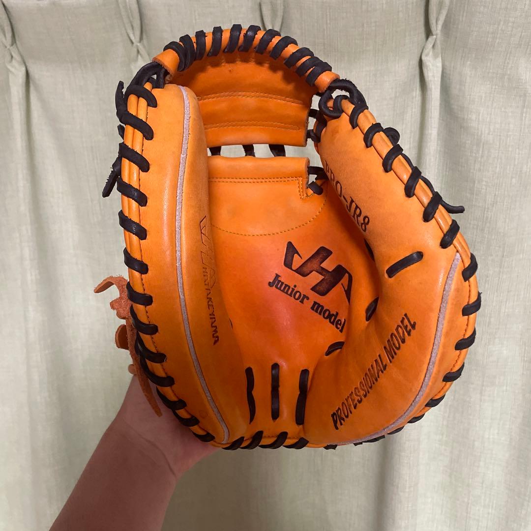 ハタケヤマキャッチャーミット　軟式用　右投げ用