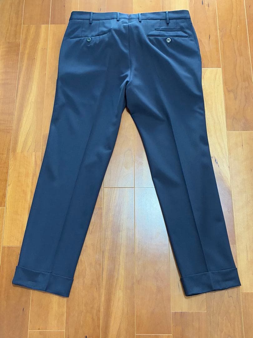 【未使用裾上げ品】PT01 TRAVELLER Navy Slacks 50