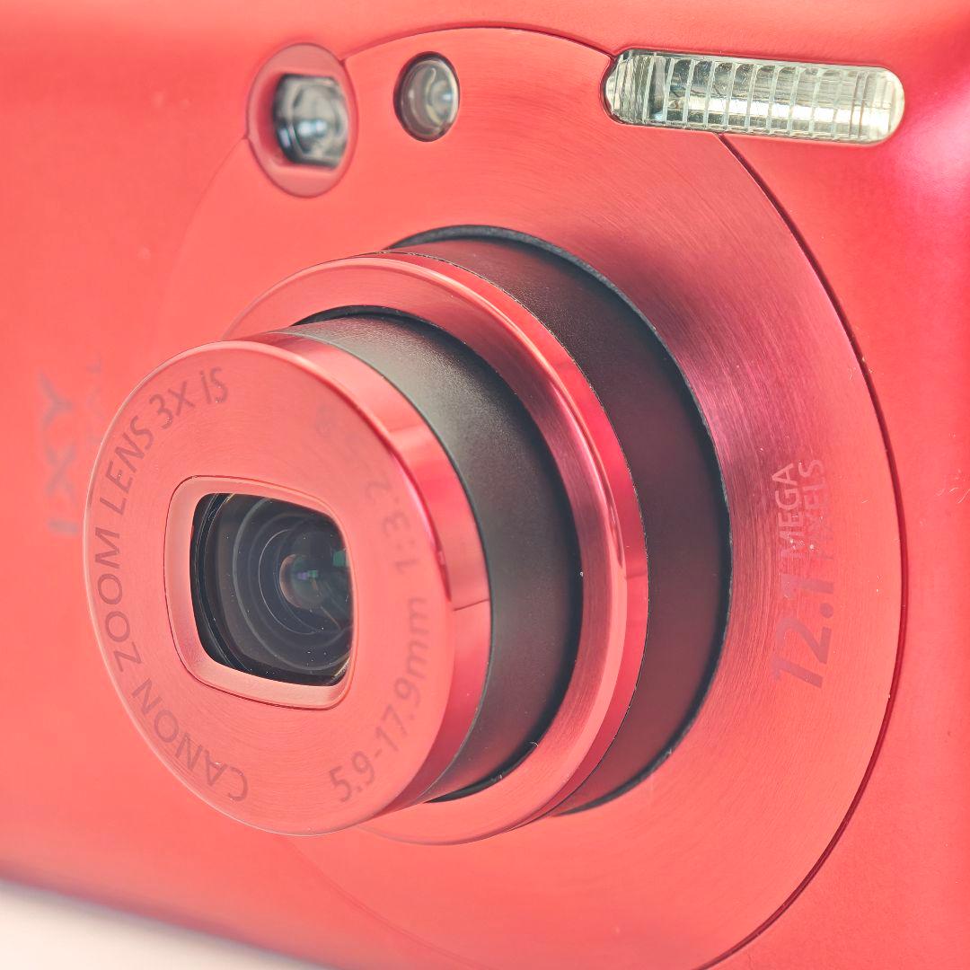 極美品 IXY DIGITAL 210 IS レッド オールドコンデジ